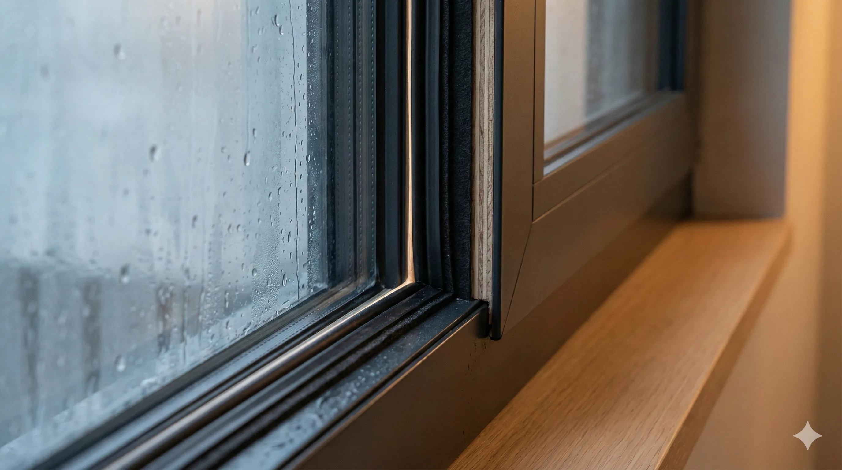 Weather seals protecting windows and doors from Belgian climate